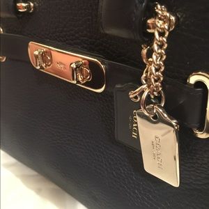 Leather Coach purse